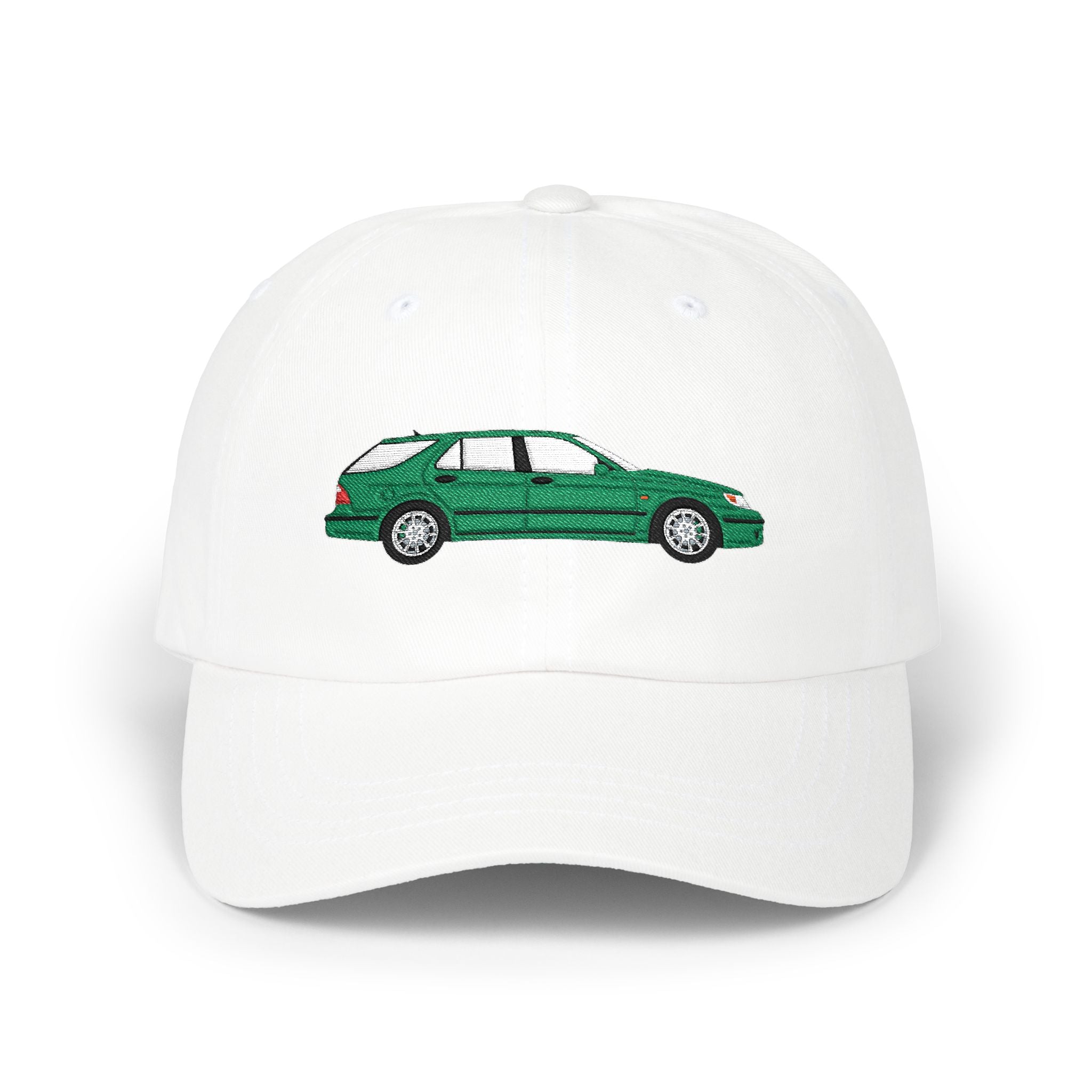 Saab 9-5 OG Aero Wagon Scarabe Green — Car Baseball Hat — Caps