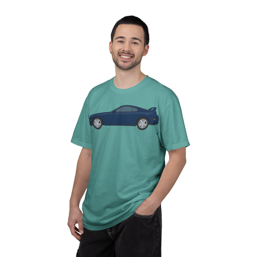 Toyota Supra MK4 Royal Sapphire  — T-Shirt — Retro Car Graphic Tee