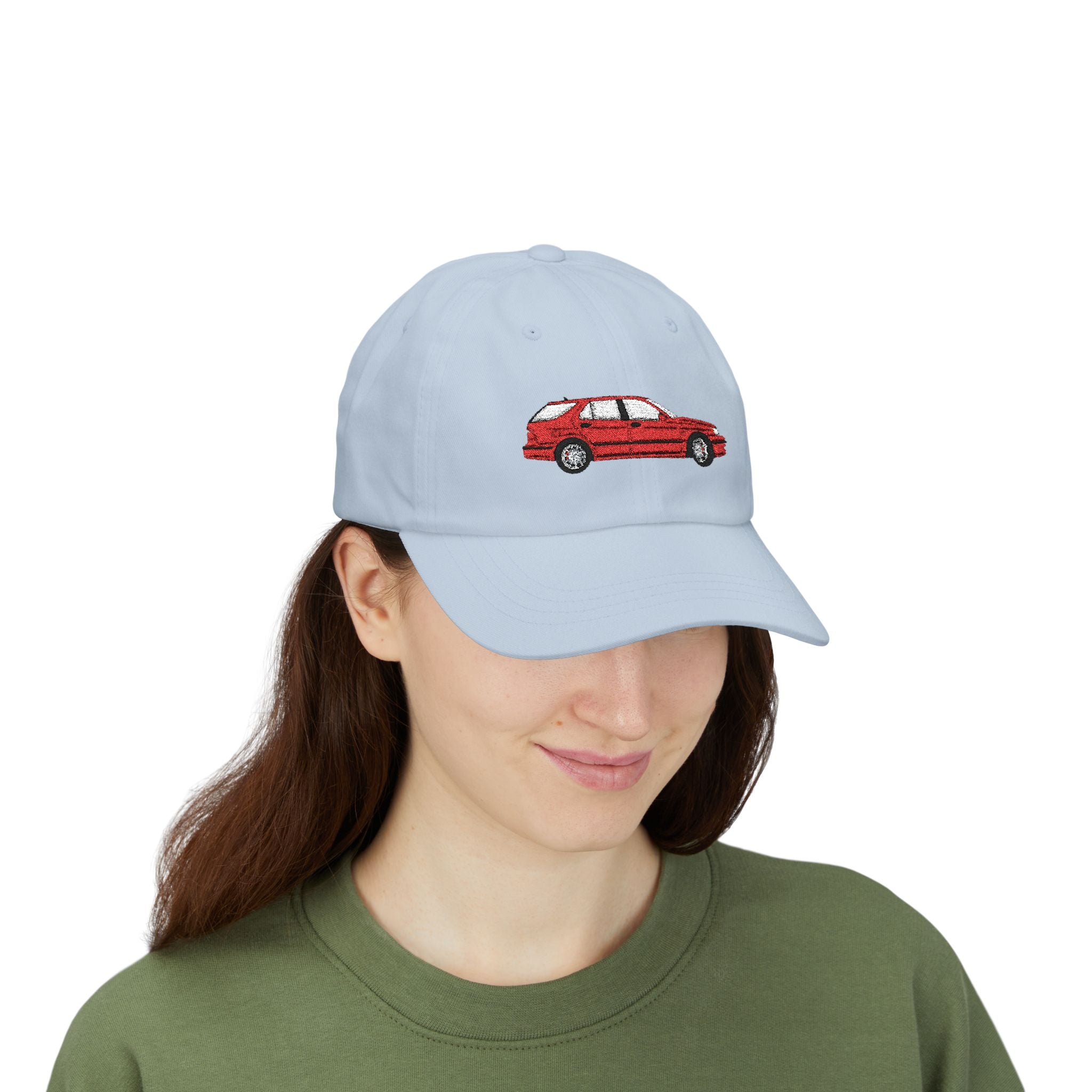Saab 9-5 OG Aero Wagon Laser Red — Car Baseball Hat — Caps
