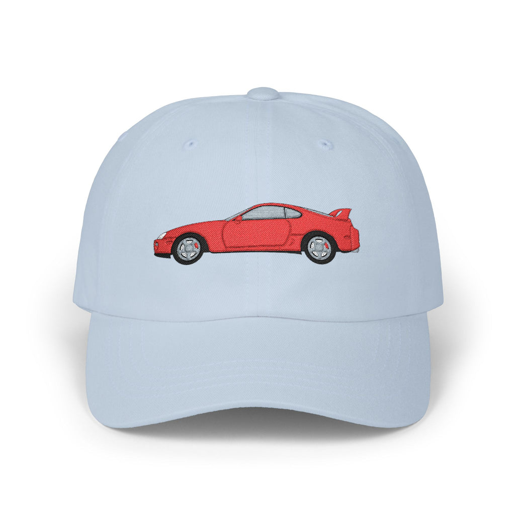 Toyota Supra MK4 Super Red ll — Car Baseball Hat — Caps