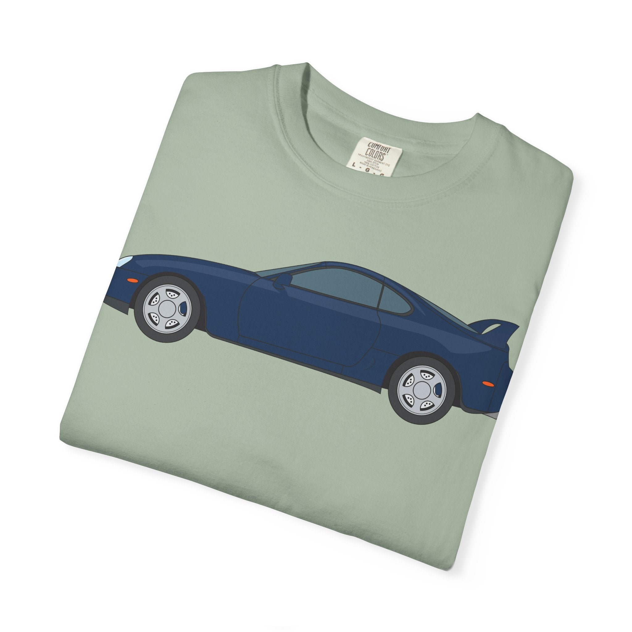 Toyota Supra MK4 Royal Sapphire  — T-Shirt — Retro Car Graphic Tee