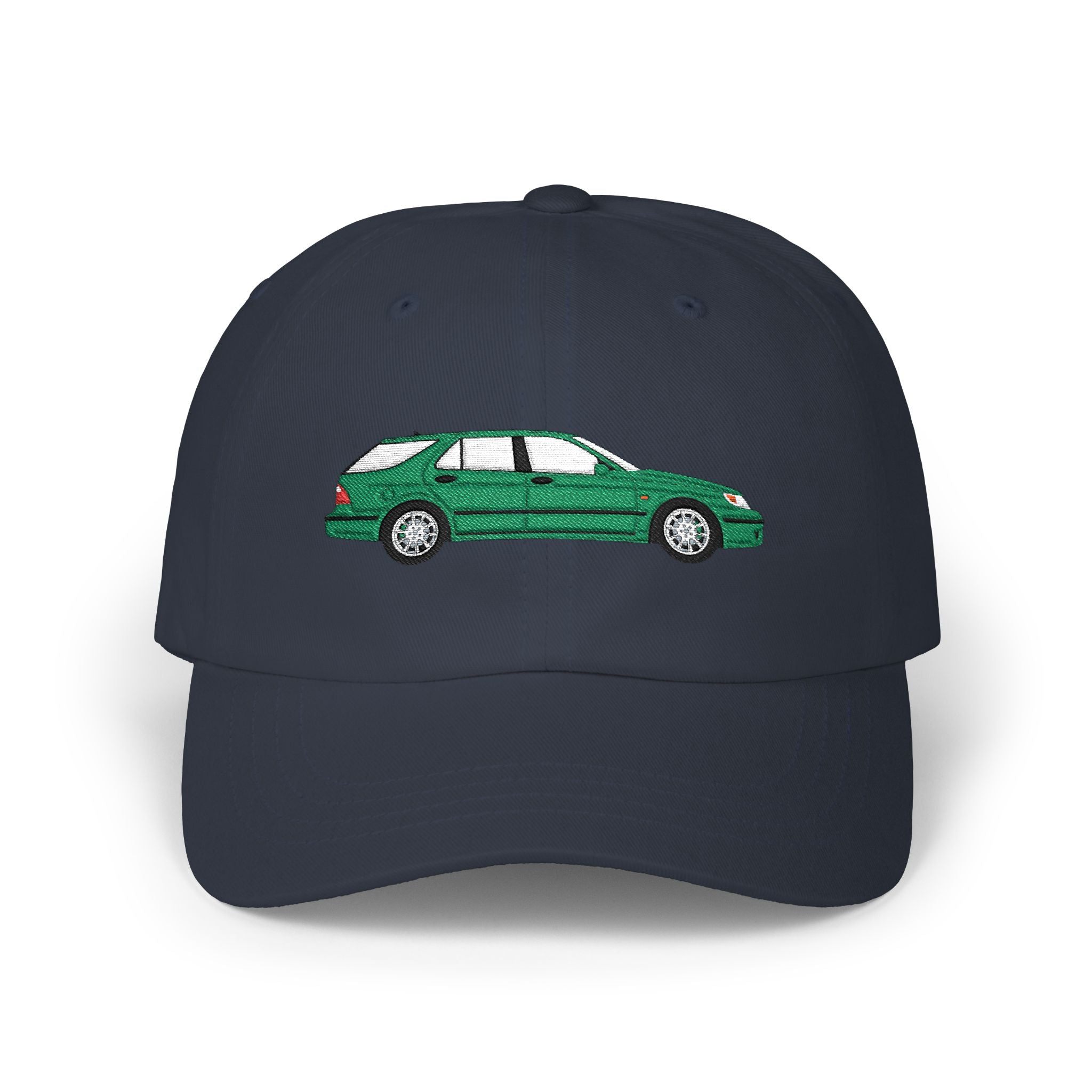 Saab 9-5 OG Aero Wagon Scarabe Green — Car Baseball Hat — Caps