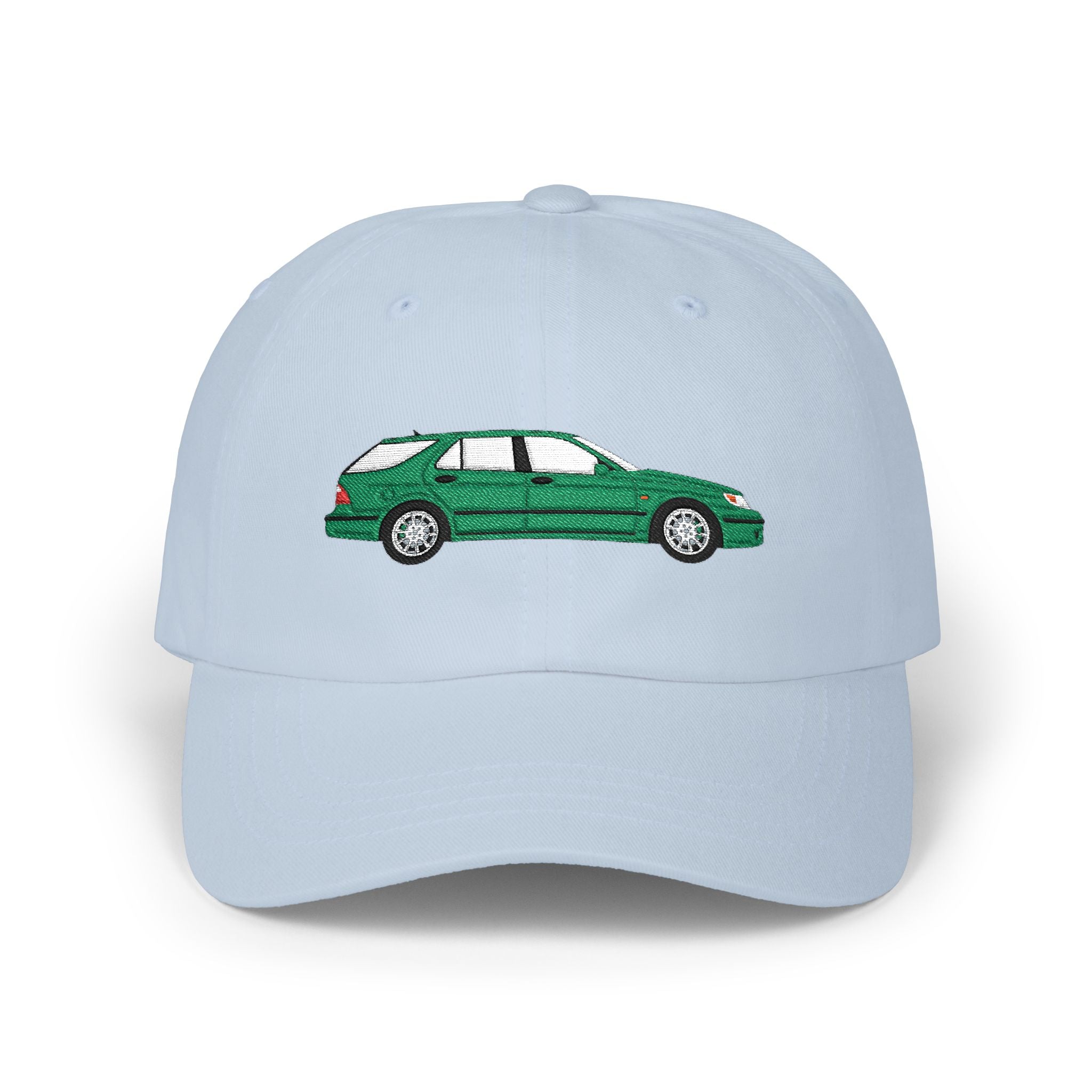 Saab 9-5 OG Aero Wagon Scarabe Green — Car Baseball Hat — Caps