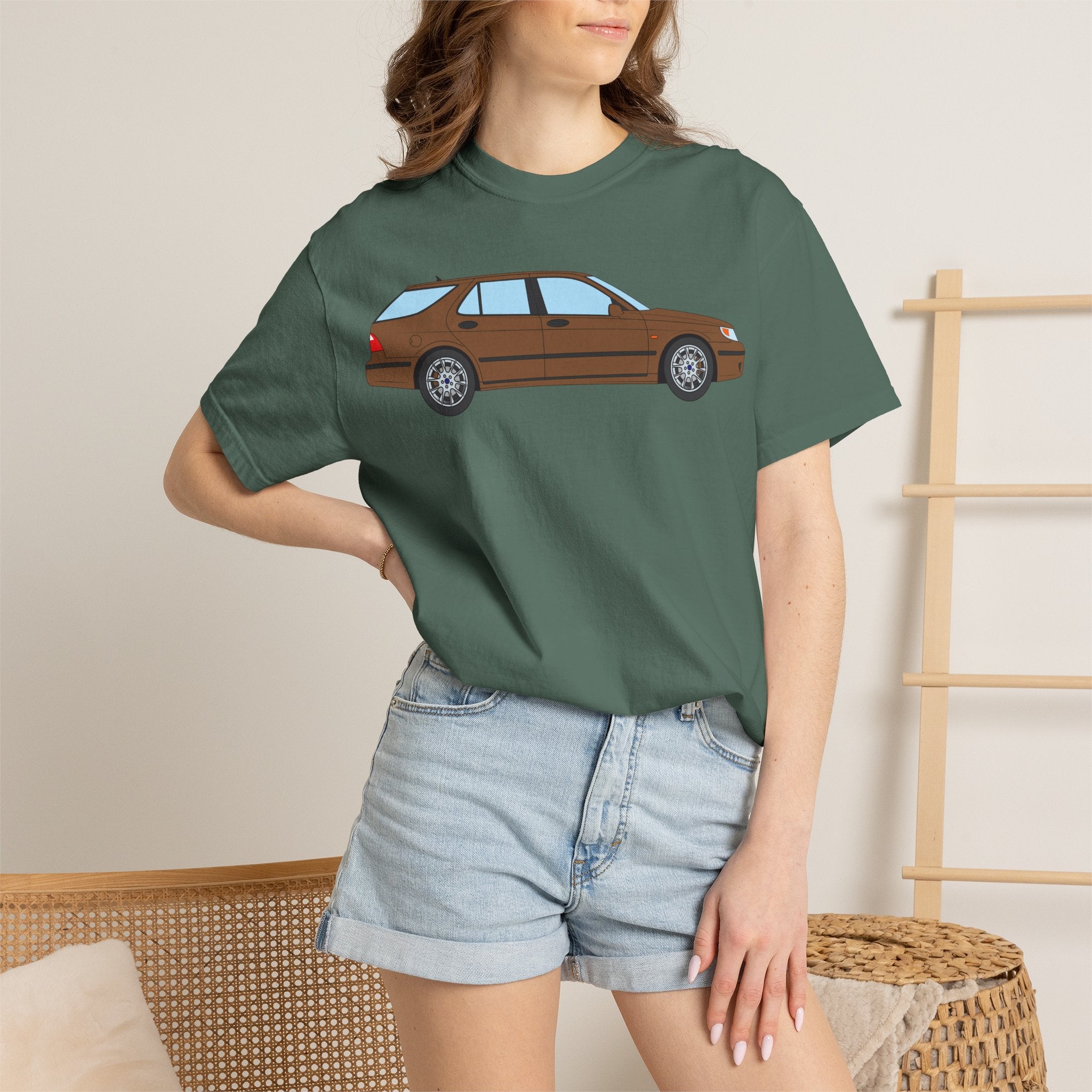 Saab 9-5 OG Aero Wagon – Hazelnut Metallic T-Shirt