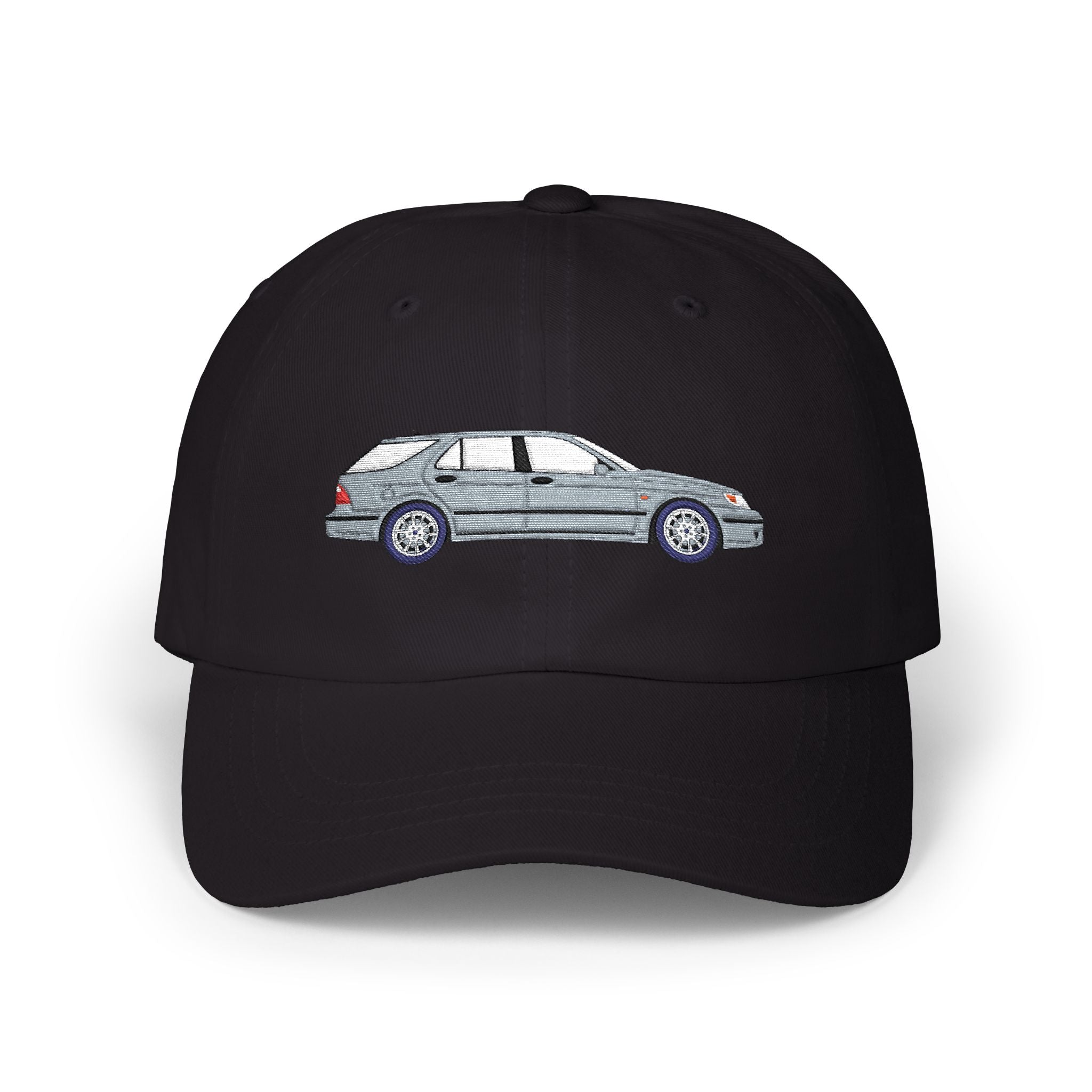 Saab 9-5 OG Aero Wagon Silver Metallic — Car Baseball Hat — Caps