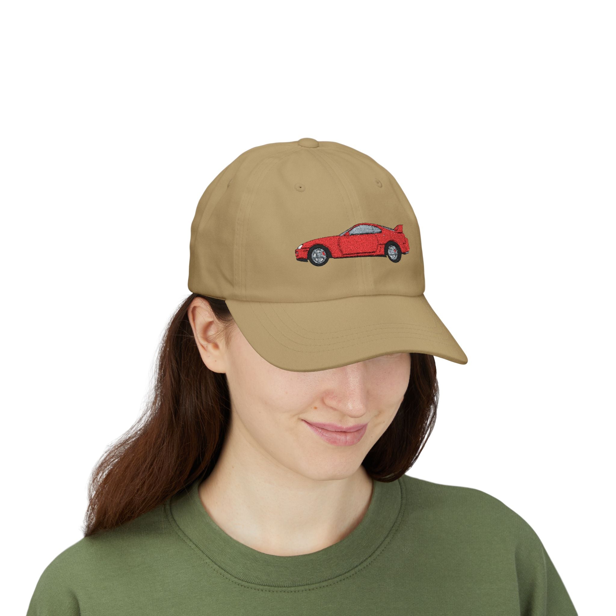 Toyota Supra MK4 Super Red ll — Car Baseball Hat — Caps