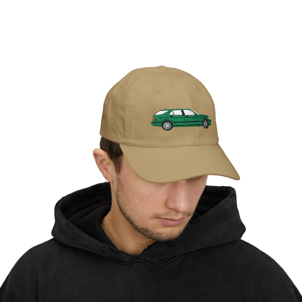 Saab 9-5 OG Aero Wagon Scarabe Green — Car Baseball Hat — Caps