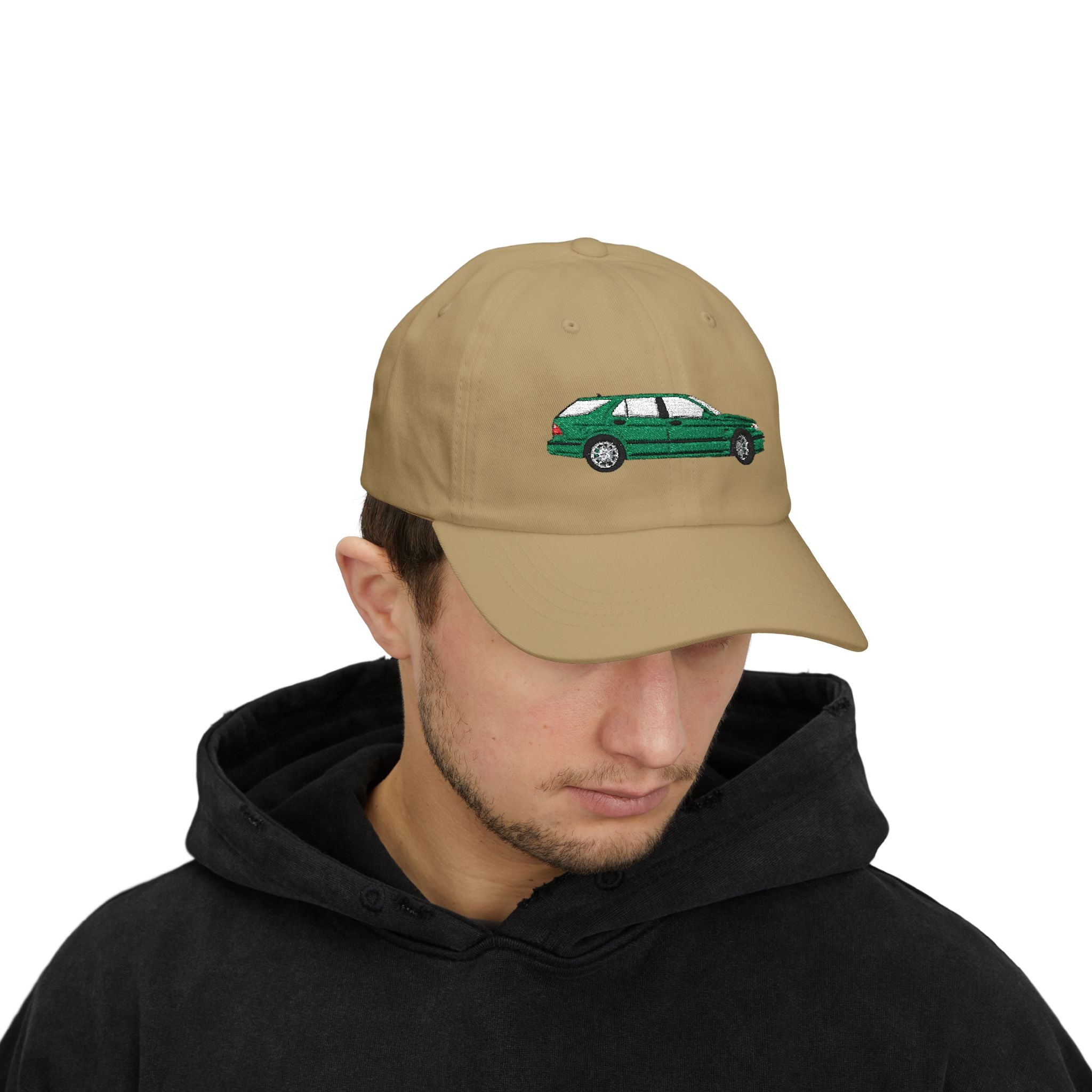 Saab 9-5 OG Aero Wagon Scarabe Green — Car Baseball Hat — Caps