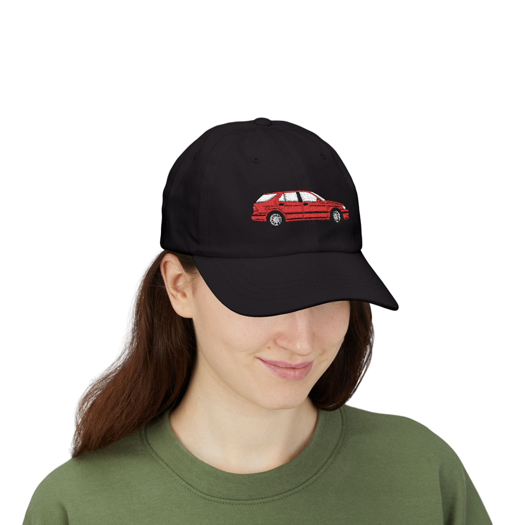 Saab 9-5 OG Aero Wagon Laser Red — Car Baseball Hat — Caps