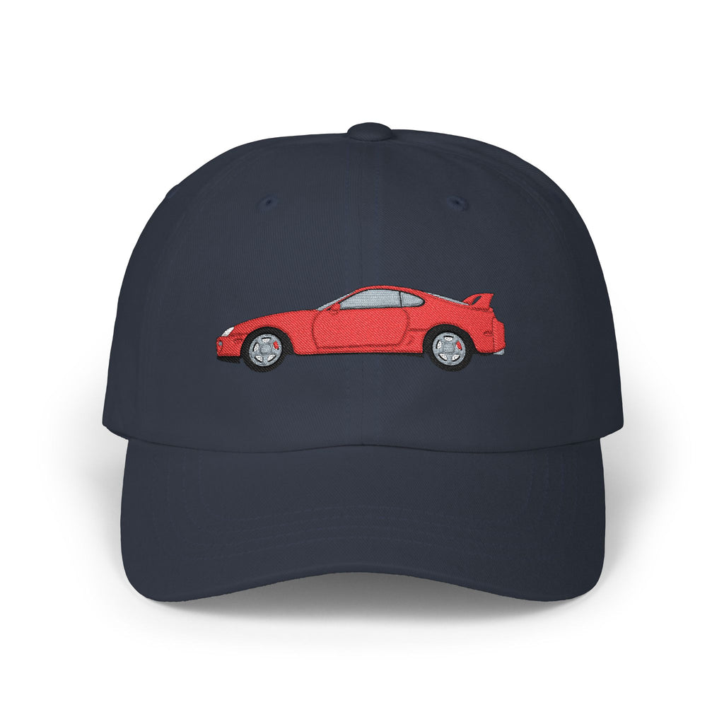 Toyota Supra MK4 Super Red ll — Car Baseball Hat — Caps
