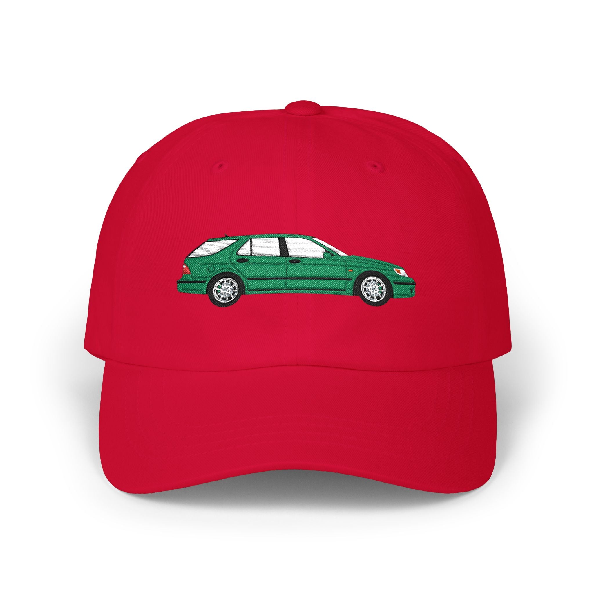 Saab 9-5 OG Aero Wagon Scarabe Green — Car Baseball Hat — Caps