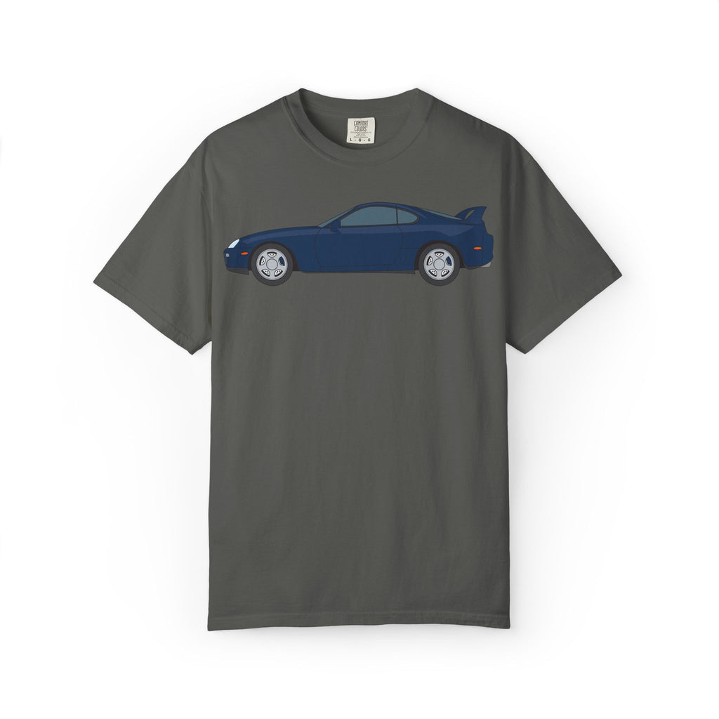 Toyota Supra MK4 Royal Sapphire  — T-Shirt — Retro Car Graphic Tee