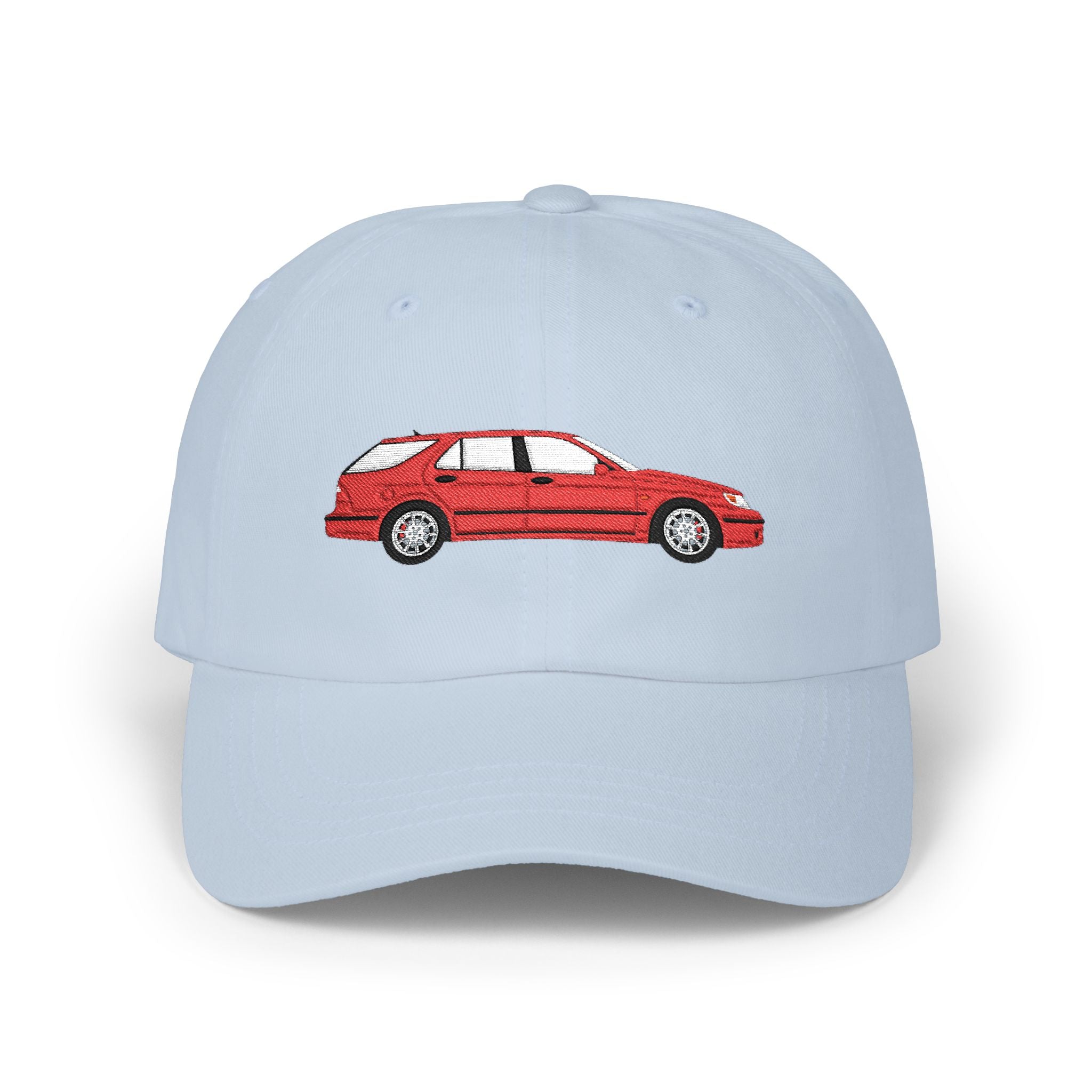 Saab 9-5 OG Aero Wagon Laser Red — Car Baseball Hat — Caps