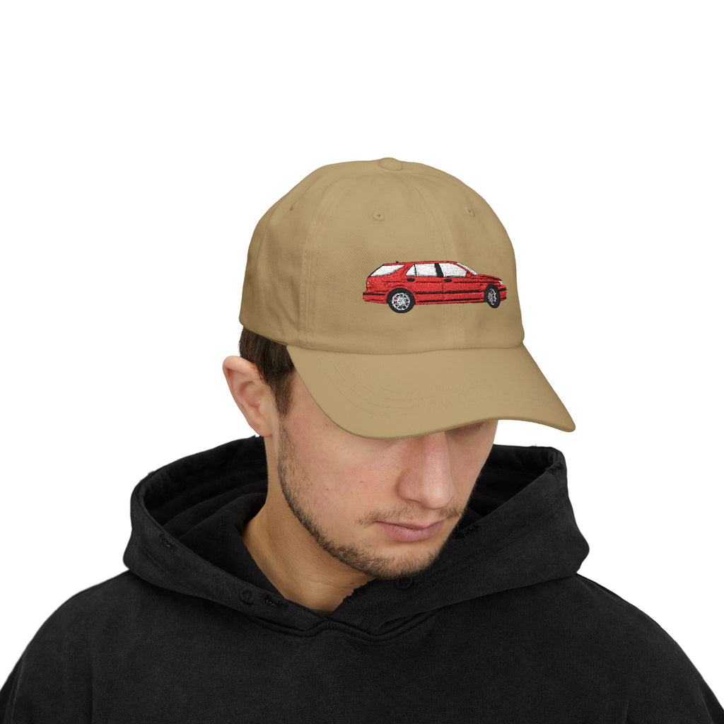 Saab 9-5 OG Aero Wagon Laser Red — Car Baseball Hat — Caps