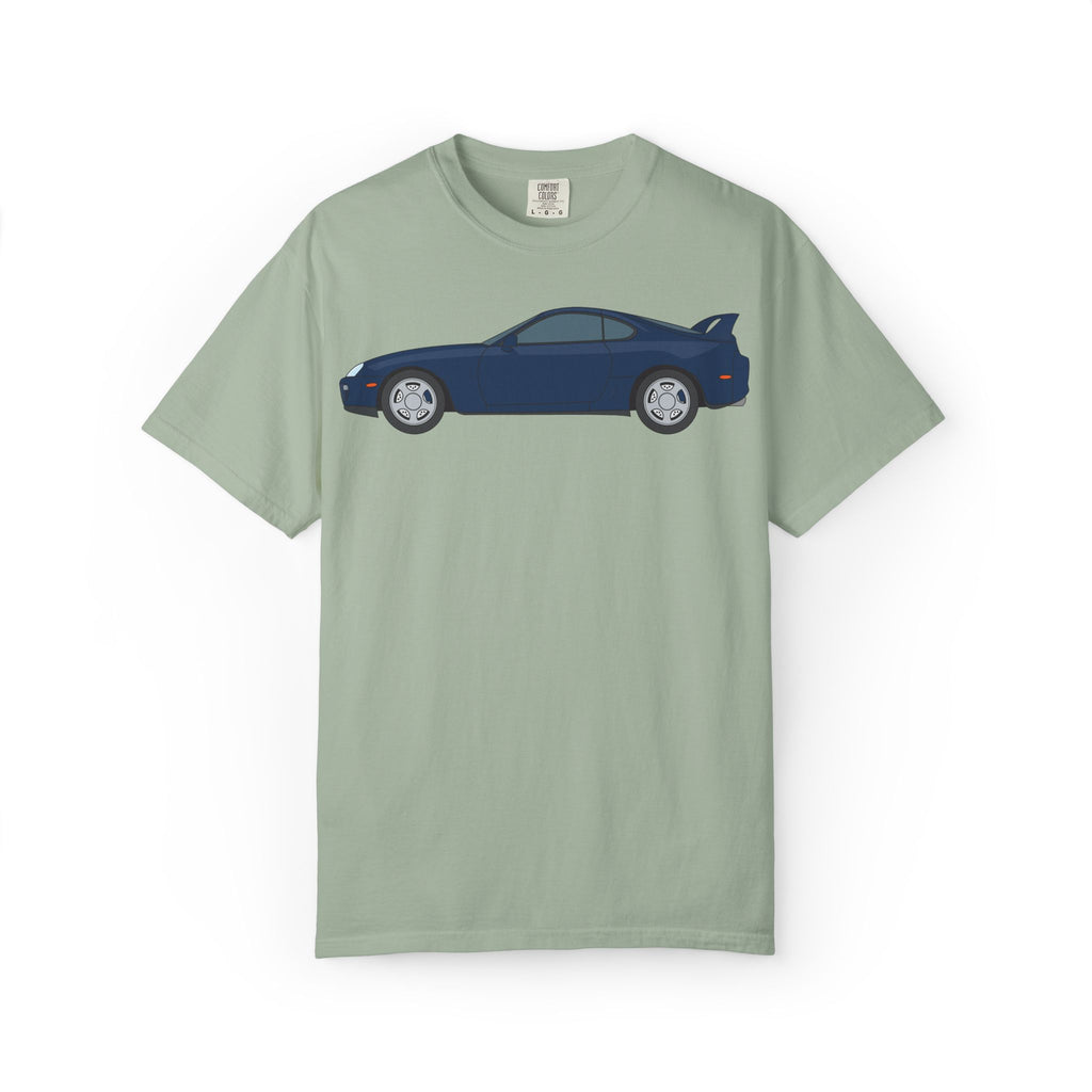Toyota Supra MK4 Royal Sapphire  — T-Shirt — Retro Car Graphic Tee
