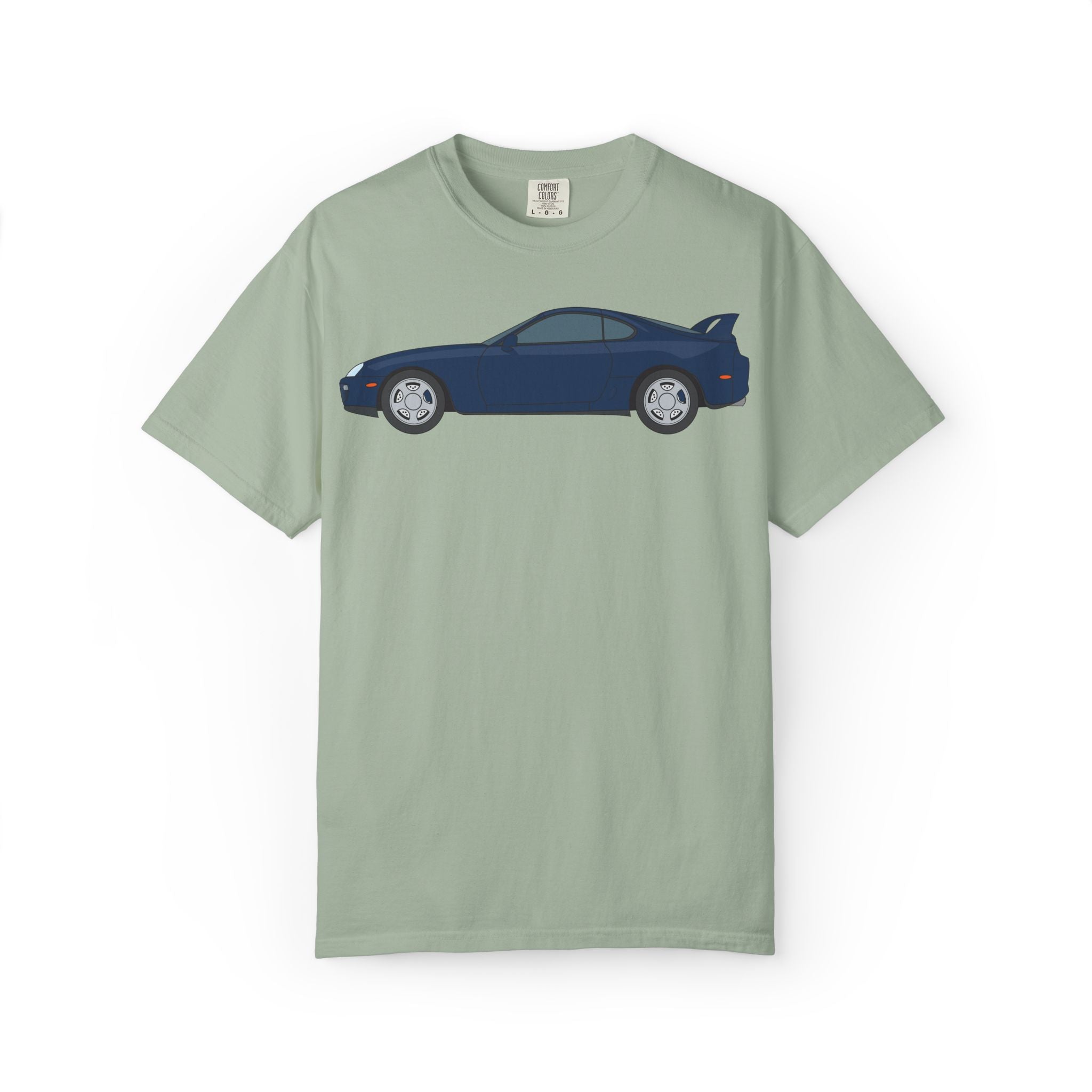 Toyota Supra MK4 Royal Sapphire  — T-Shirt — Retro Car Graphic Tee