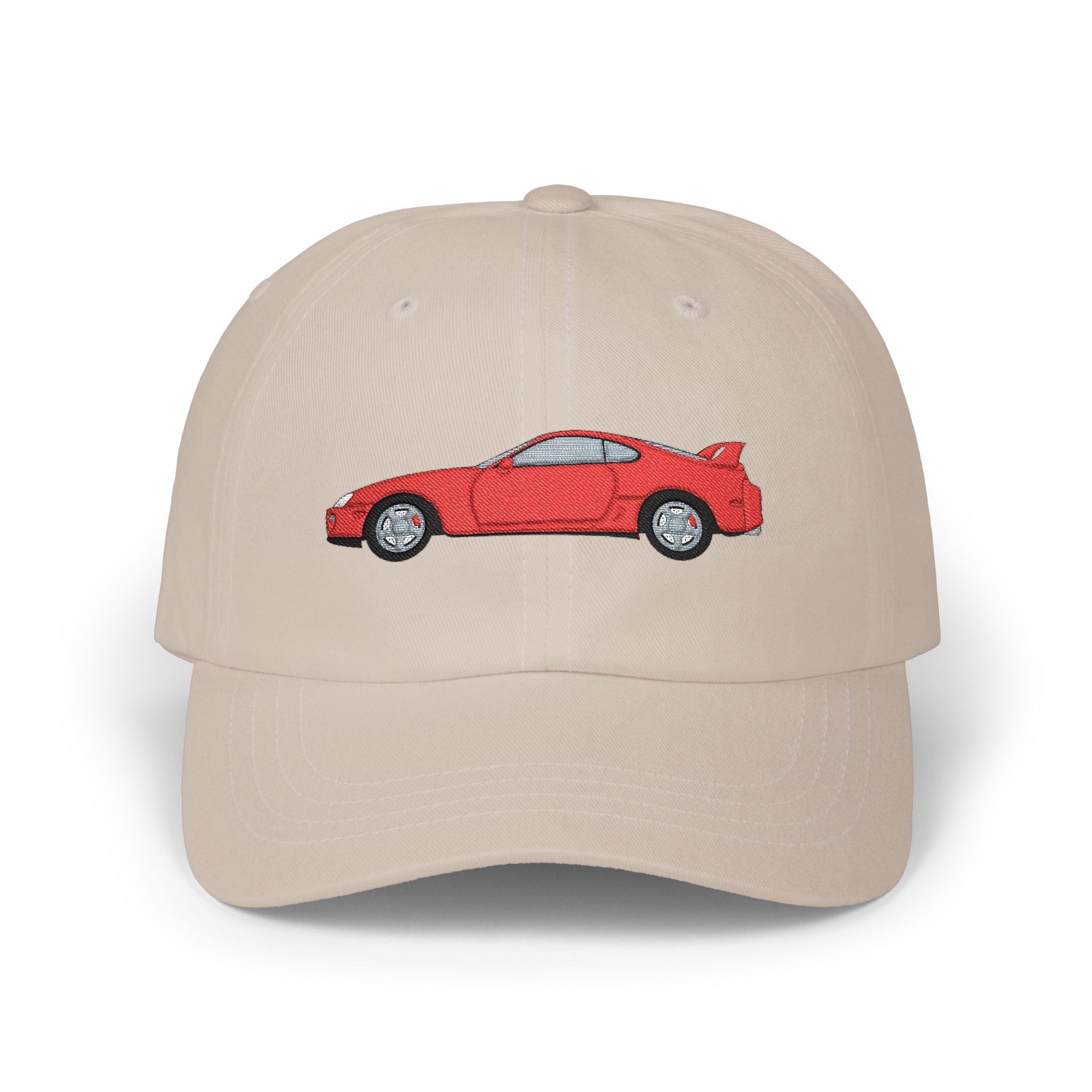 Toyota Supra MK4 Super Red ll — Car Baseball Hat — Caps