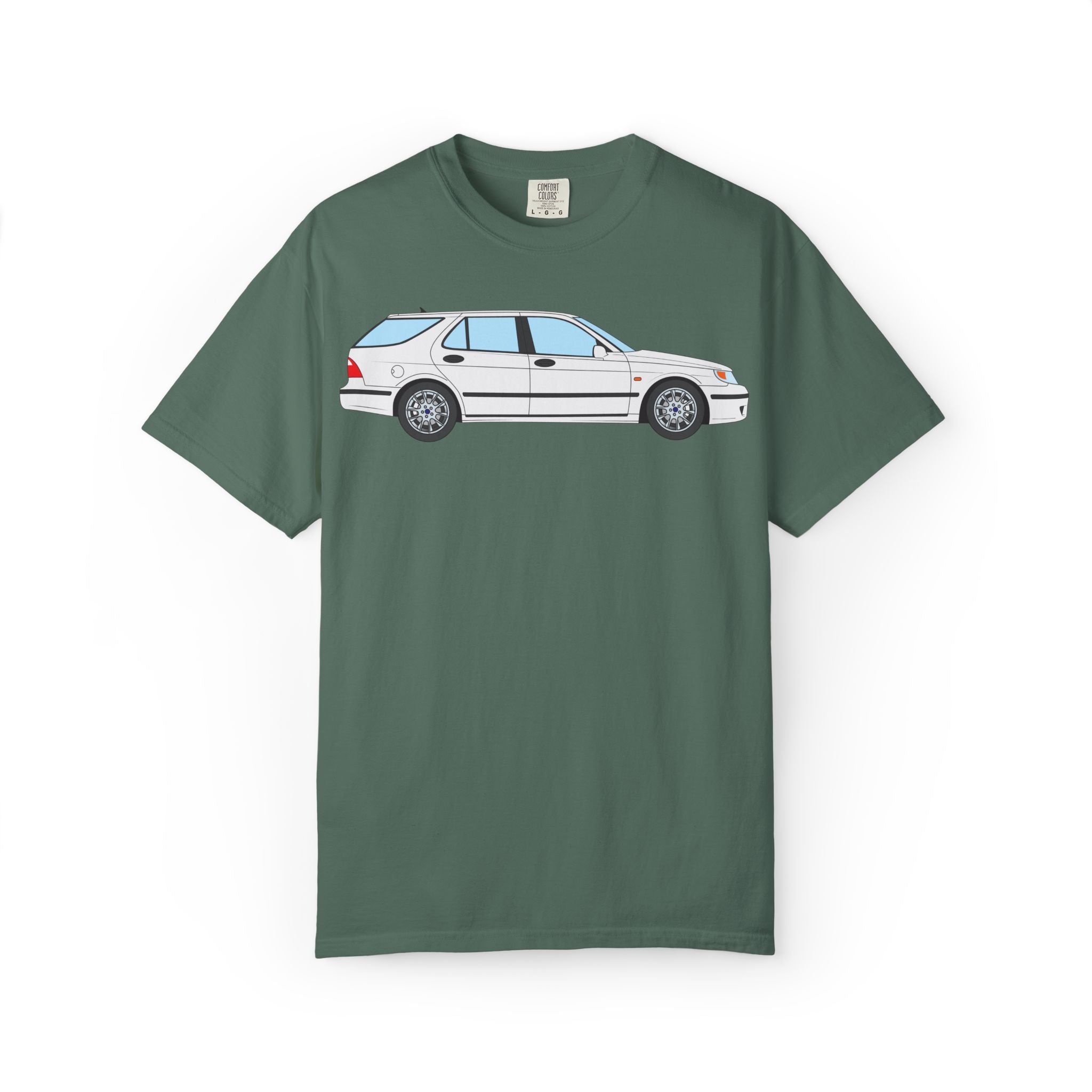 Saab 9-5 OG Aero Wagon – Arctic White T-Shirt