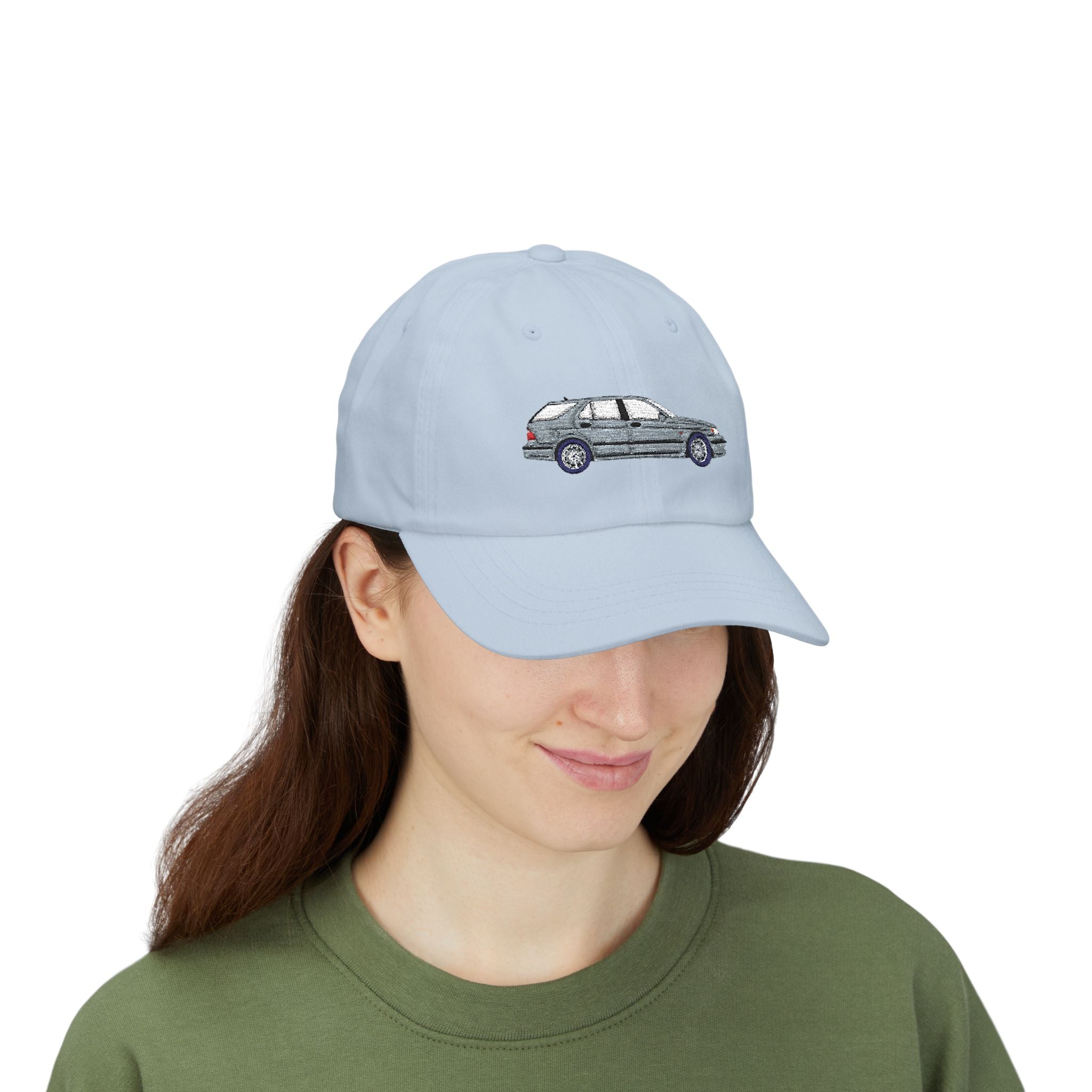 Saab 9-5 OG Aero Wagon Silver Metallic — Car Baseball Hat — Caps