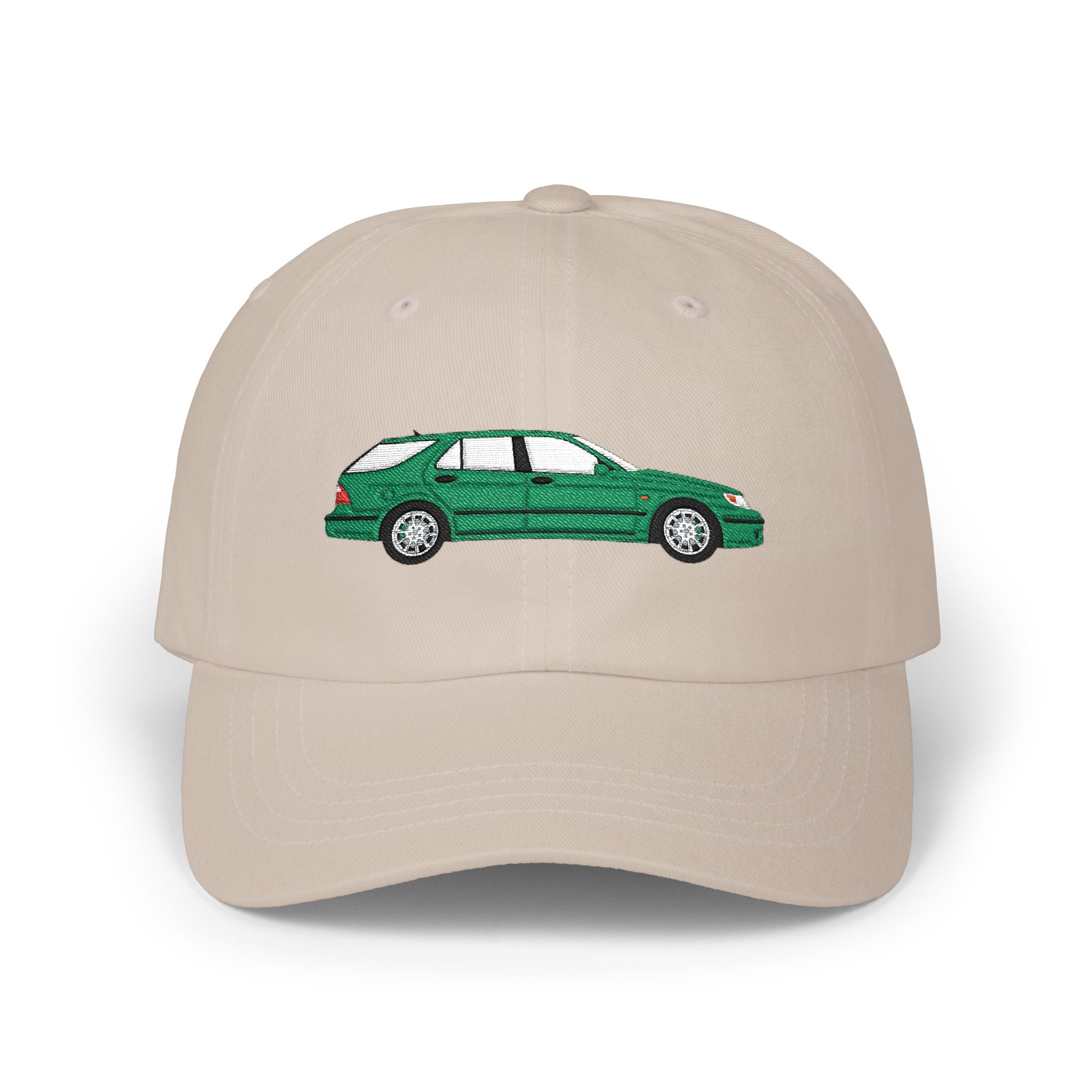 Saab 9-5 OG Aero Wagon Scarabe Green — Car Baseball Hat — Caps