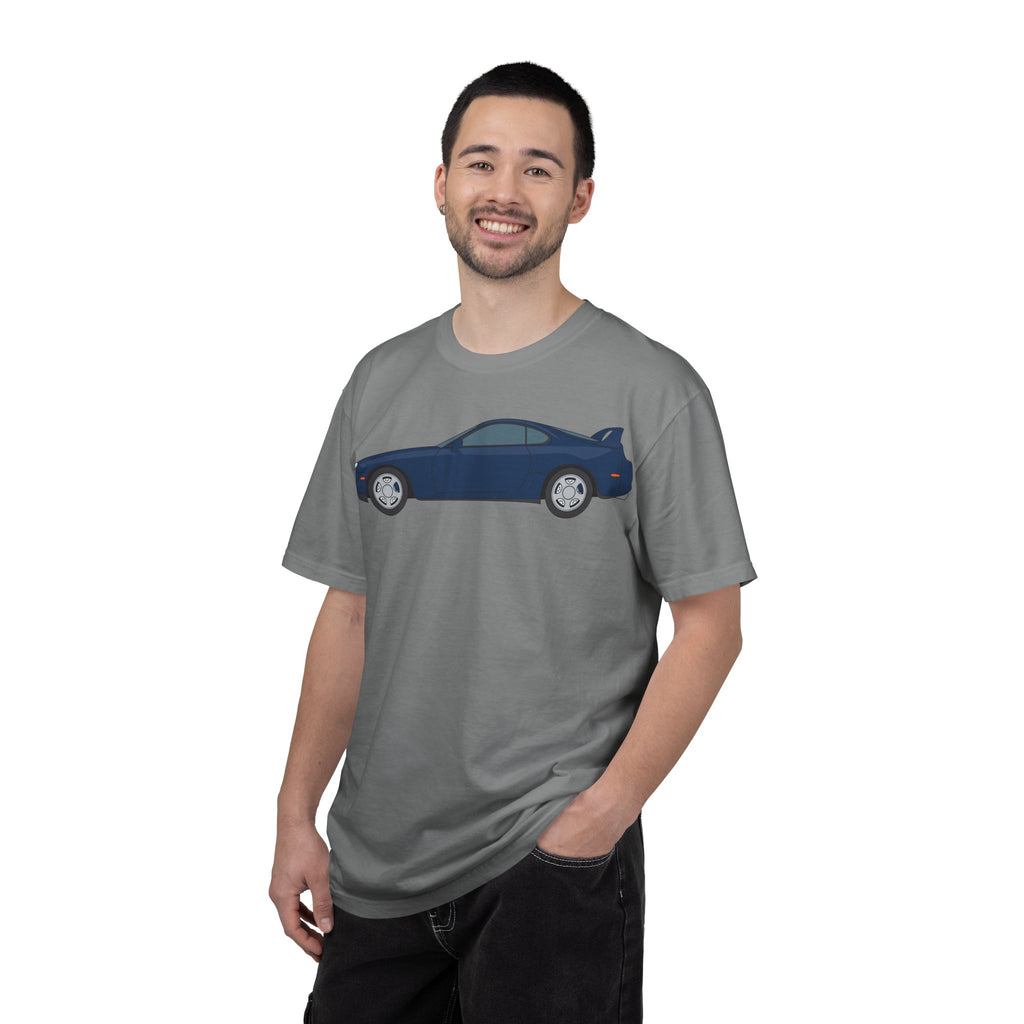 Toyota Supra MK4 Royal Sapphire  — T-Shirt — Retro Car Graphic Tee
