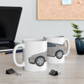 Toyota Supra MK4 – Silver Metallic Ceramic Mug