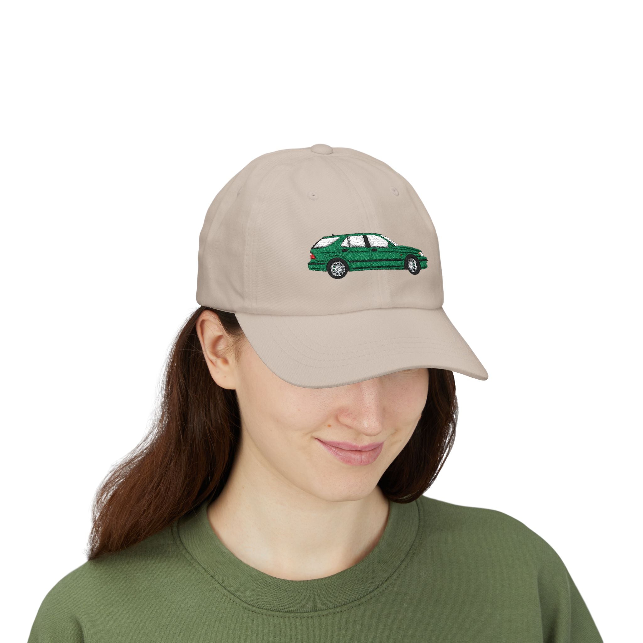 Saab 9-5 OG Aero Wagon Scarabe Green — Car Baseball Hat — Caps