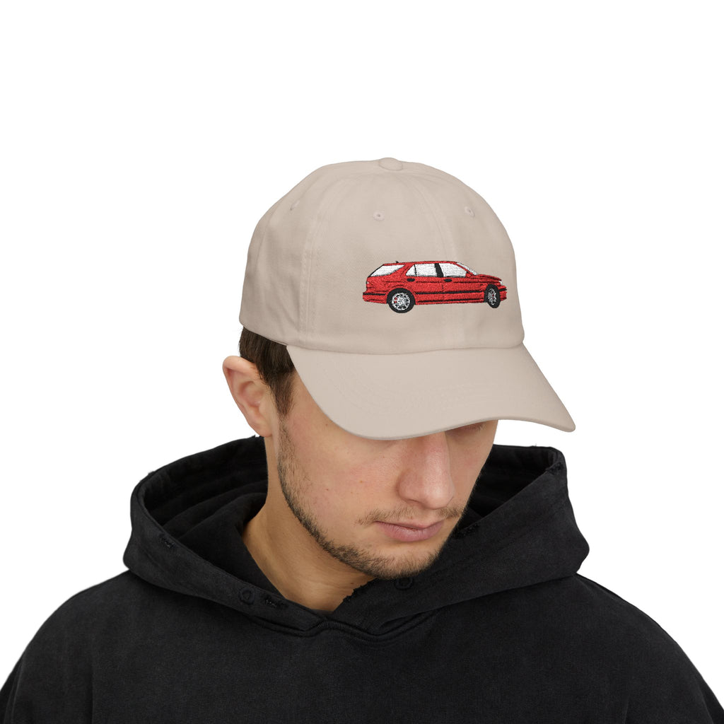 Saab 9-5 OG Aero Wagon Laser Red — Car Baseball Hat — Caps