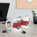 Saab 9-5 OG Aero Wagon Laser Red — Ceramic Mug — Coffee Cup (11oz & 15oz)