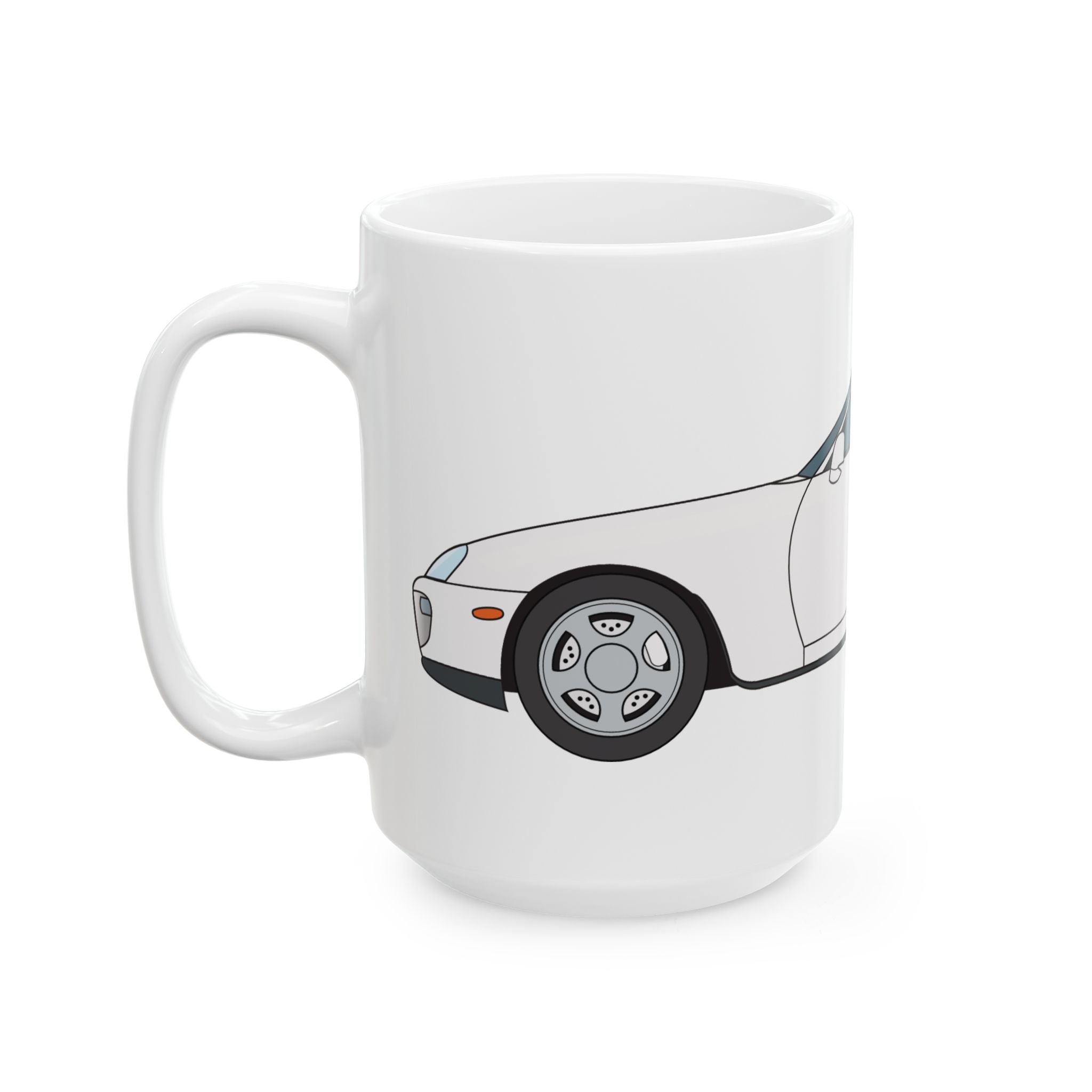 Toyota Supra MK4 Super White ll — Ceramic Mug — Coffee Cup (11oz & 15oz)