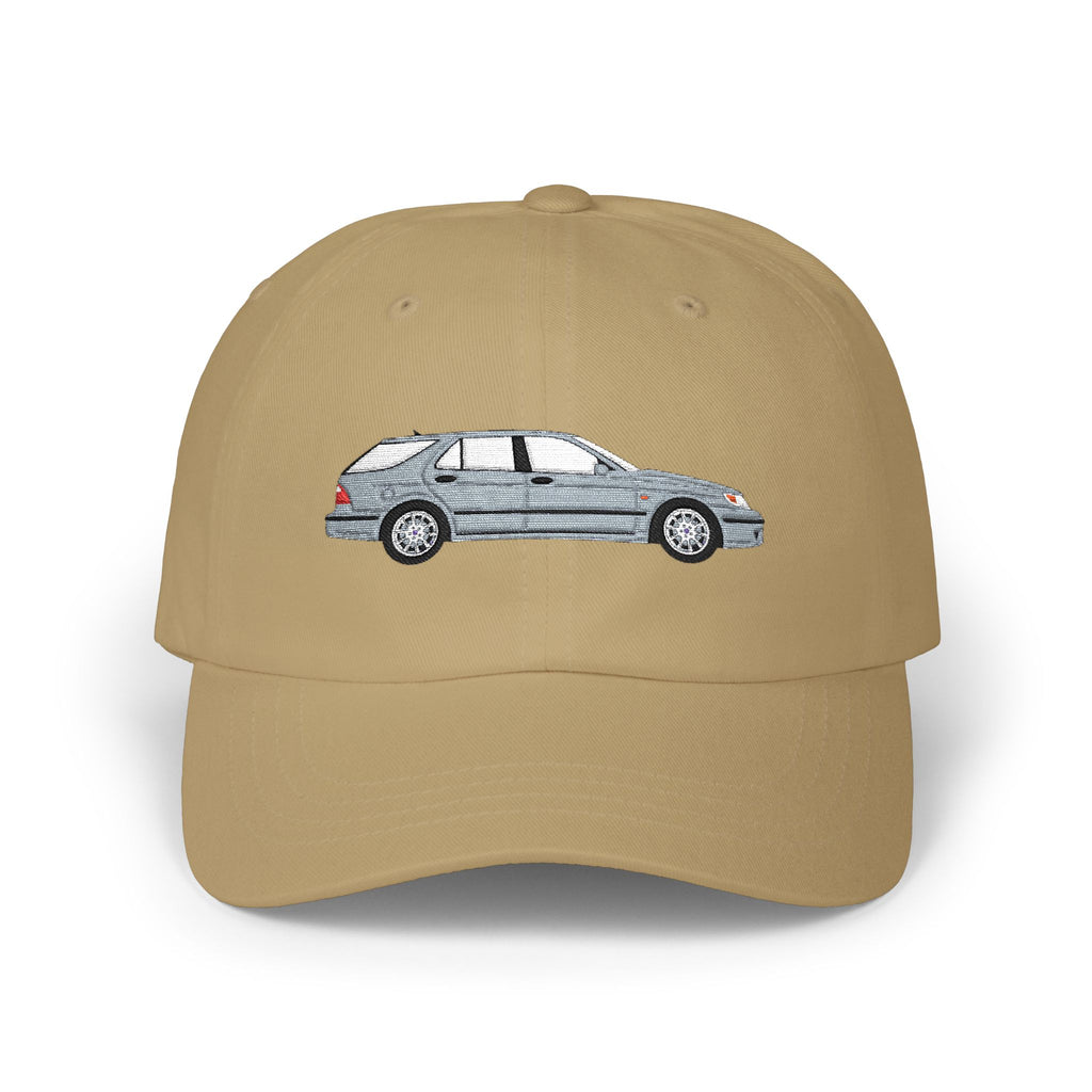 Saab 9-5 OG Aero Wagon Ice Blue — Car Baseball Hat — Caps