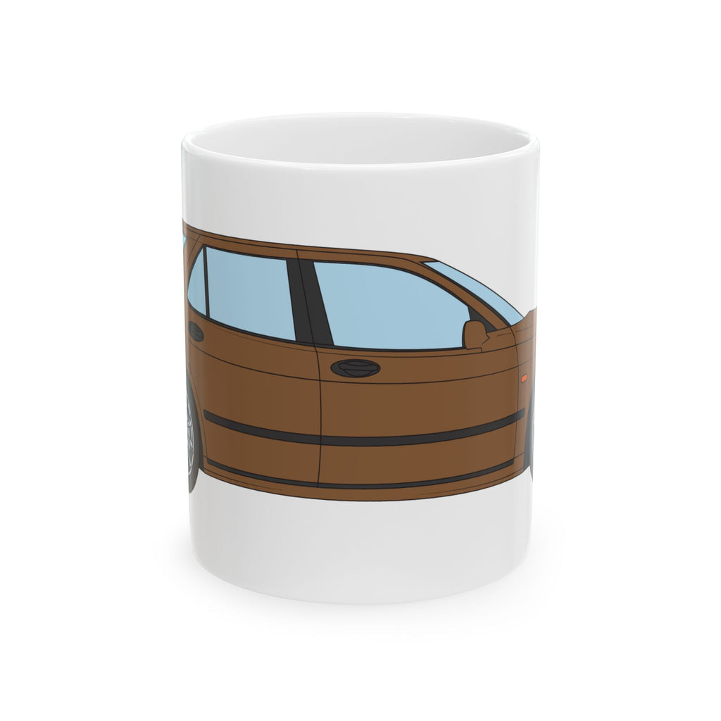 Saab 9-5 OG Aero Wagon Hazelnut Metallic — Ceramic Mug — Coffee Cup (11oz & 15oz)