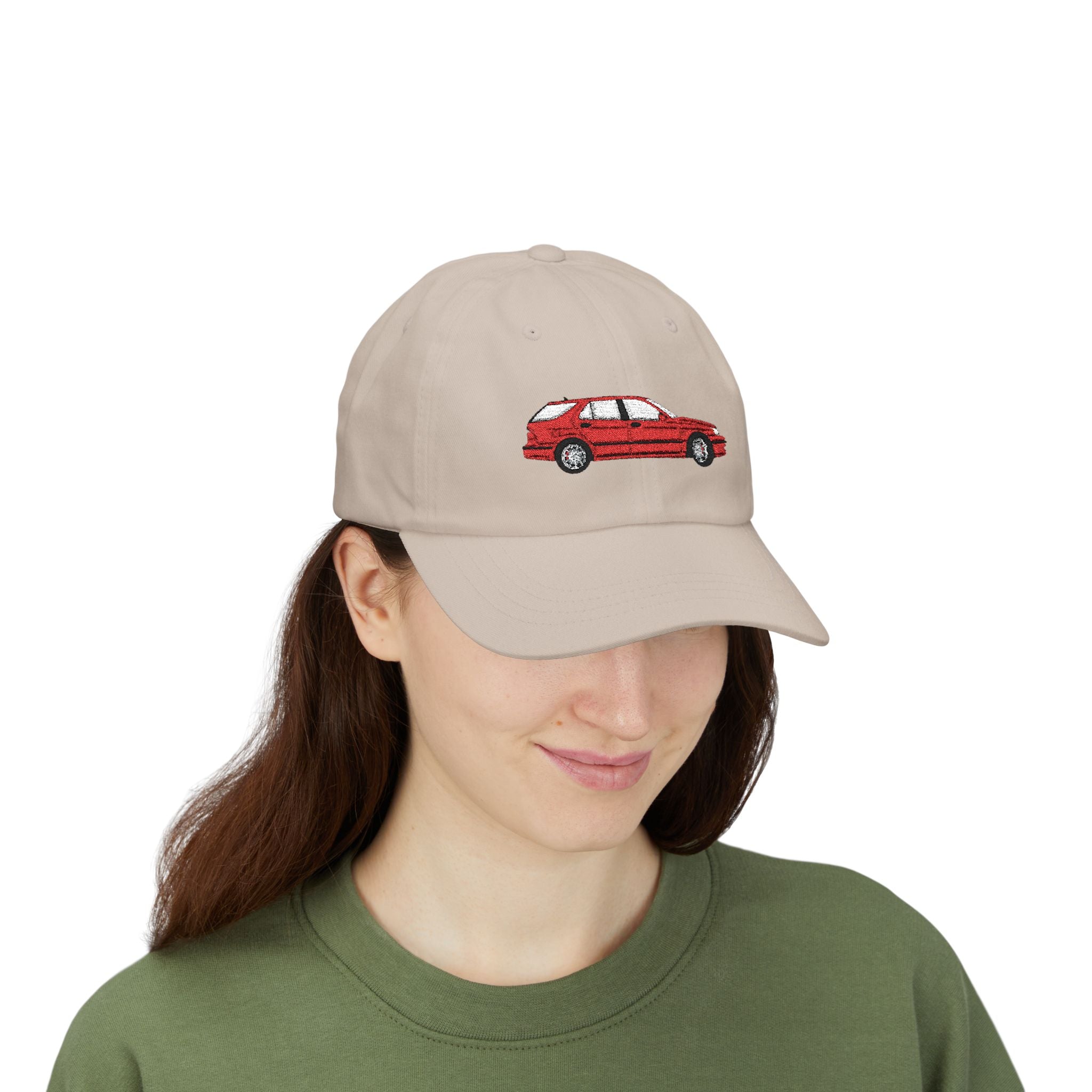 Saab 9-5 OG Aero Wagon Laser Red — Car Baseball Hat — Caps