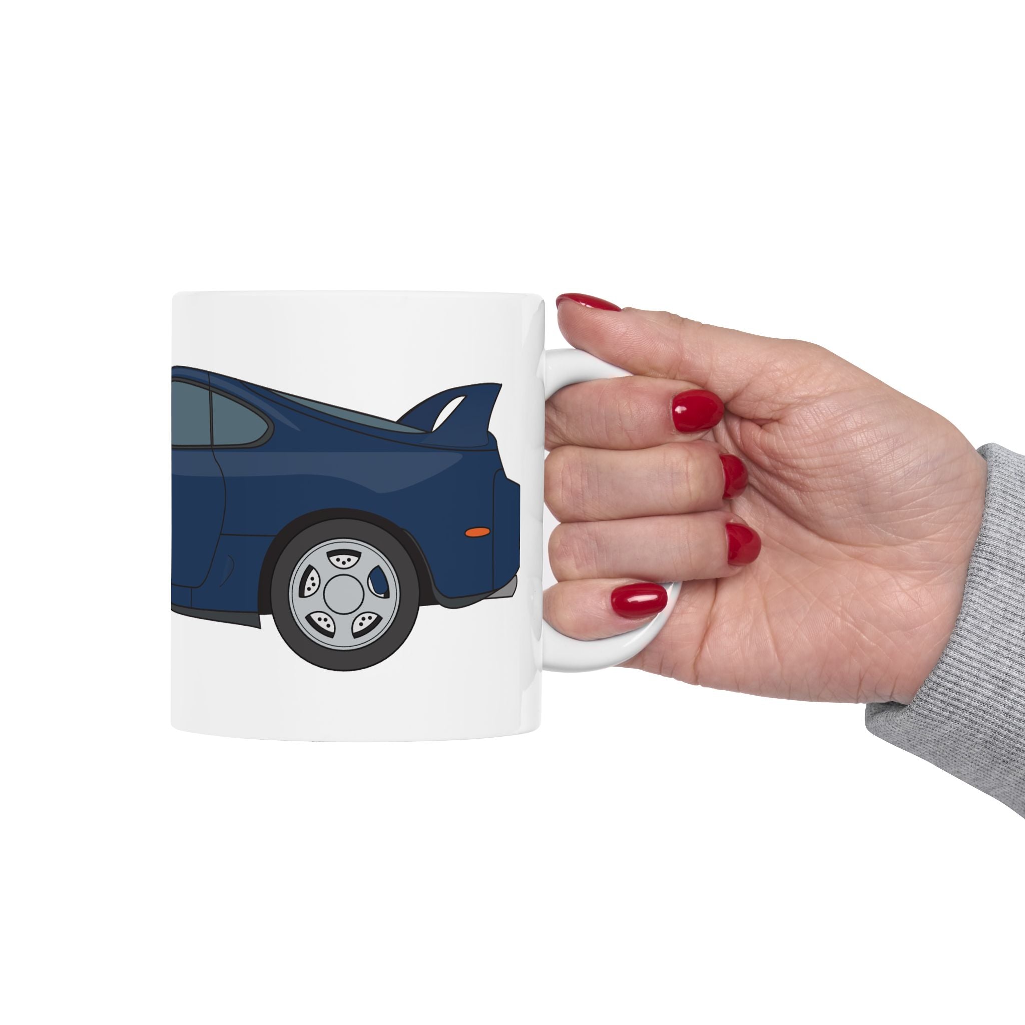 Toyota Supra MK4 – Royal Sapphire Ceramic Mug