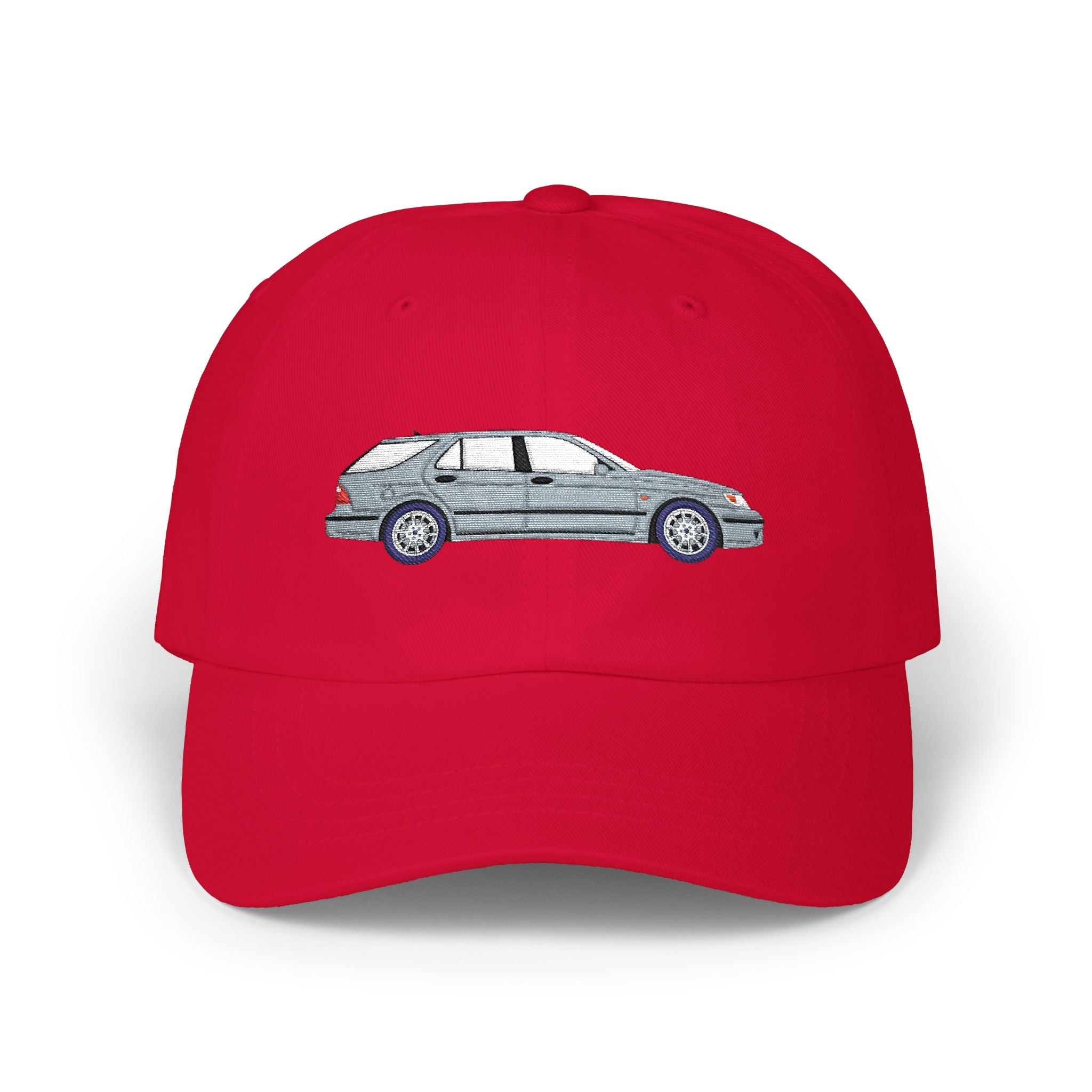 Saab 9-5 OG Aero Wagon Silver Metallic — Car Baseball Hat — Caps