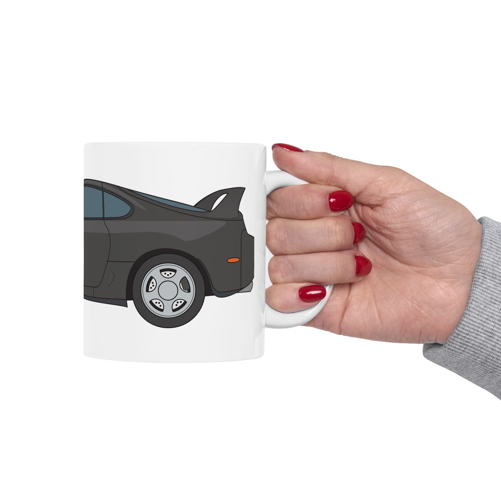 Toyota Supra MK4 – Anthracite Ceramic Mug