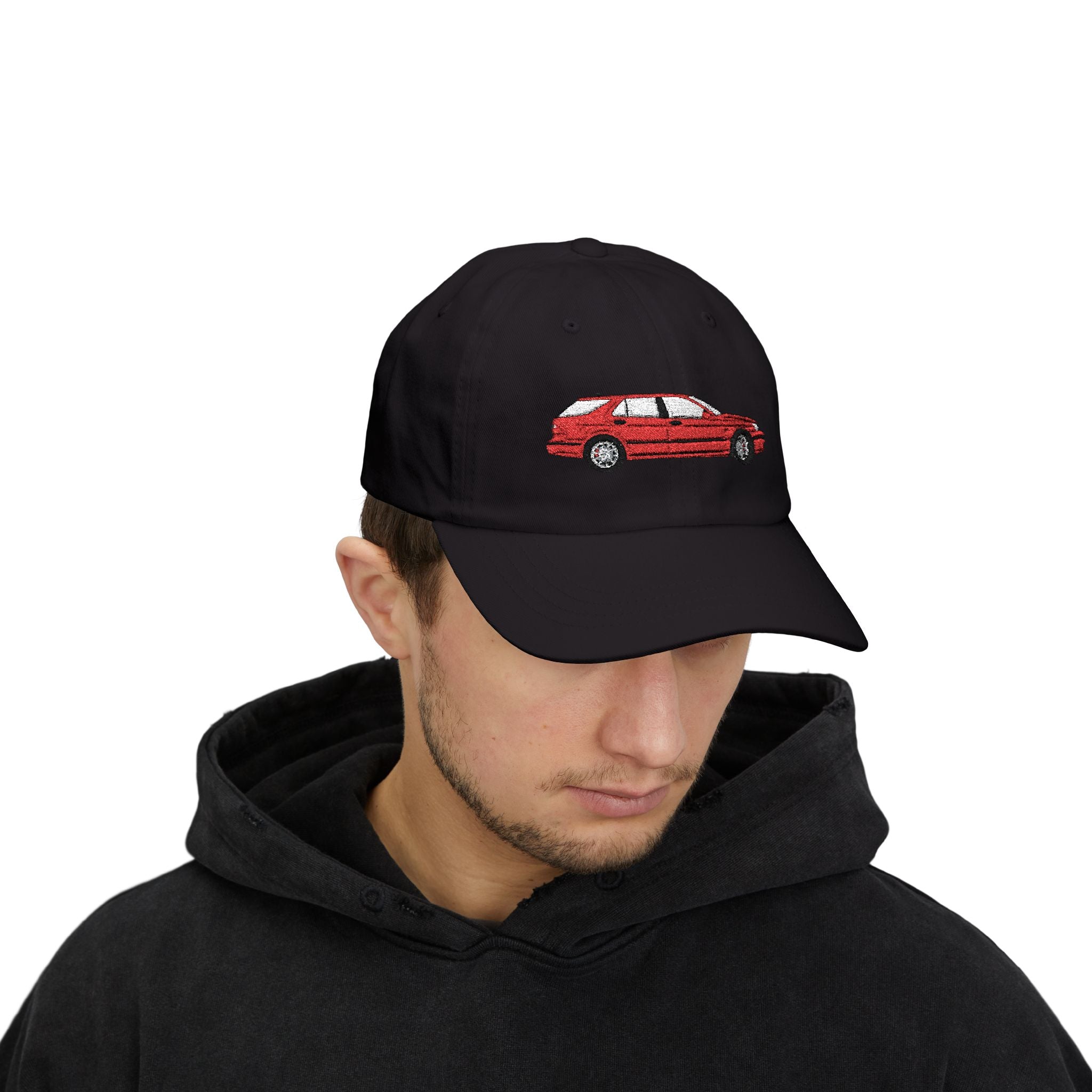 Saab 9-5 OG Aero Wagon Laser Red — Car Baseball Hat — Caps