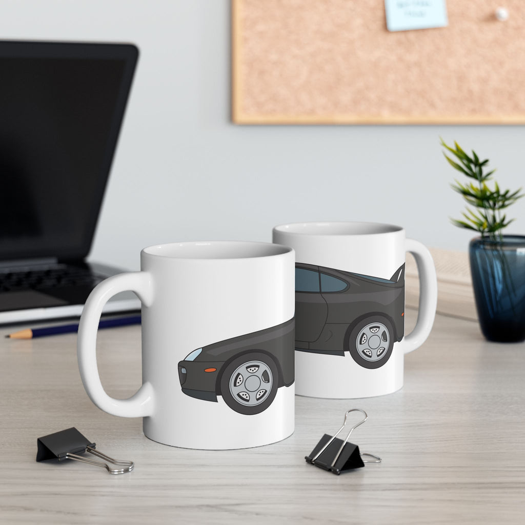 Toyota Supra MK4 – Anthracite Ceramic Mug