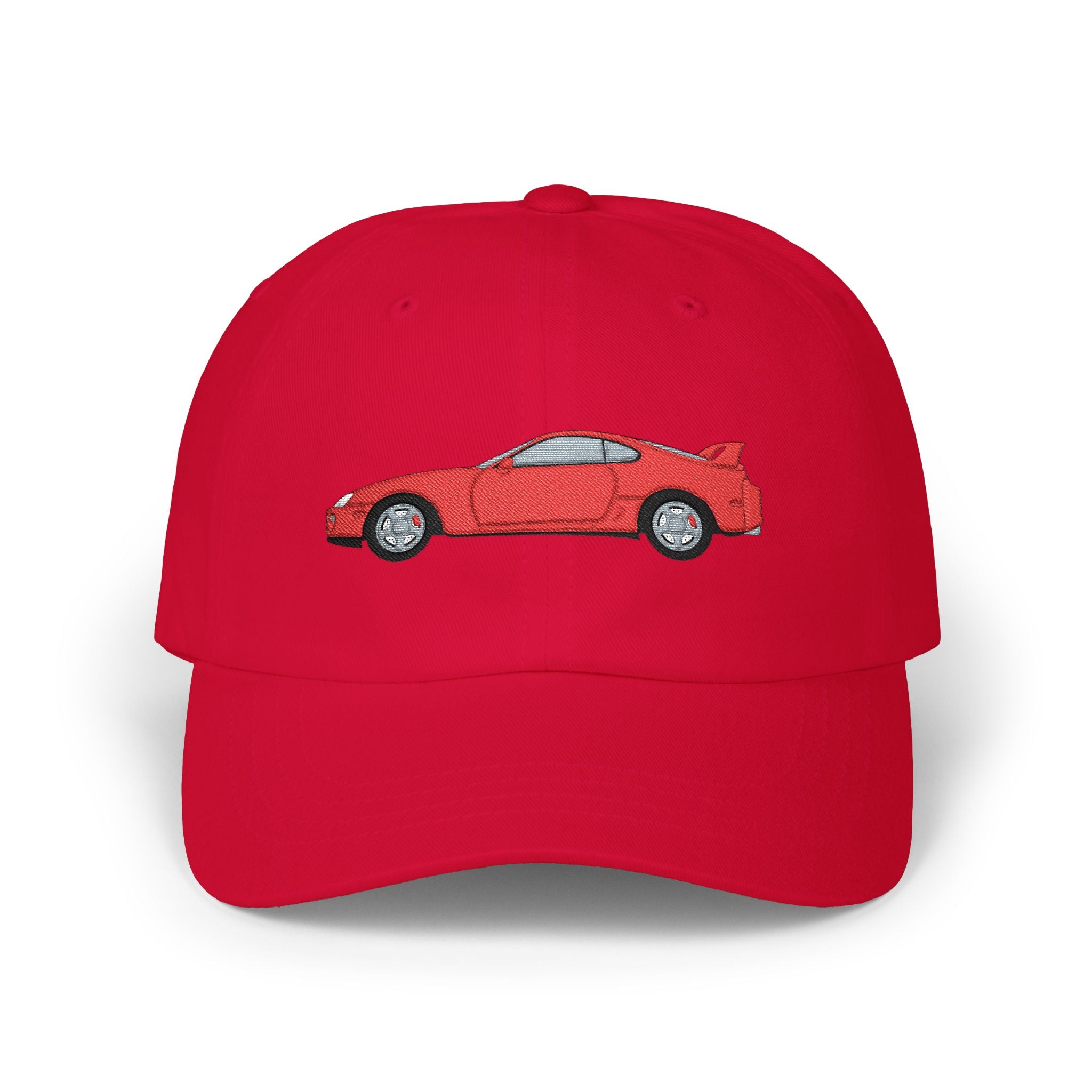 Toyota Supra MK4 Super Red ll — Car Baseball Hat — Caps
